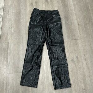 Meshki Shiny Faux Leather Pants